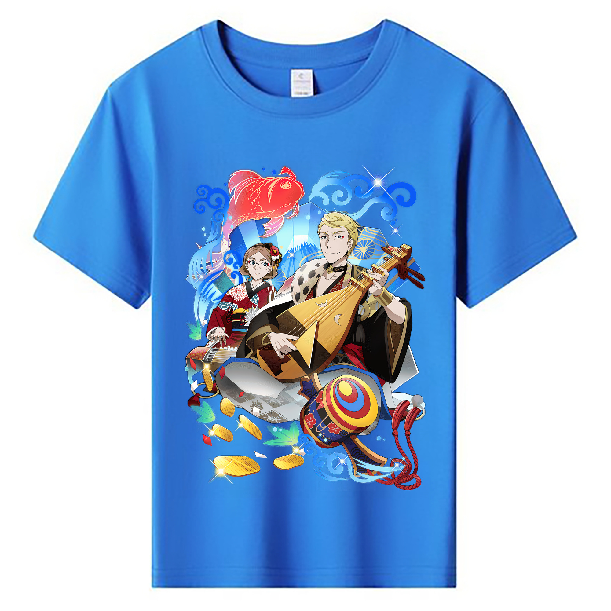 （画像用） 文豪ストレイドッグス Bungo Stray Dogs 綿100％キッズTシャツ（フロントプリント）
